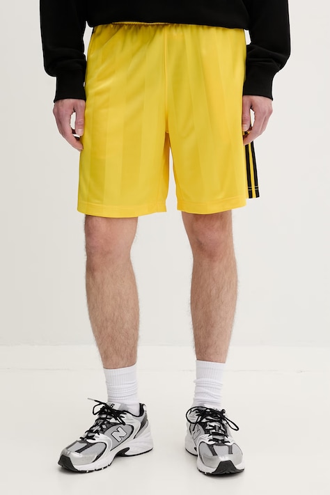 adidas Originals pantaloncini da tuta da uomo gialli regular waist KE3592