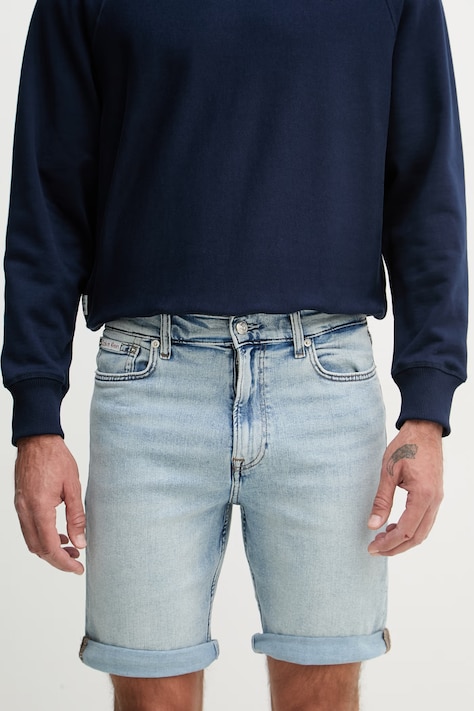 Calvin Klein Jeans pantaloni scurți pentru bărbați albaștri regular waist LV04RF920G