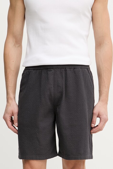 Marc O'Polo szorty męskie bawełniane szare high waist 5000008062