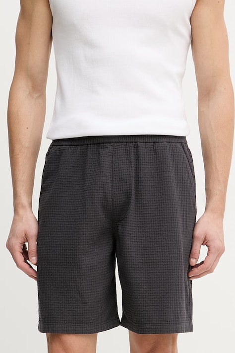 Marc O'Polo szorty męskie bawełniane szare high waist 5000008062