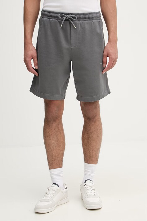 Marc O'Polo szorty dresowe męskie bawełniane szare regular waist 5000014804