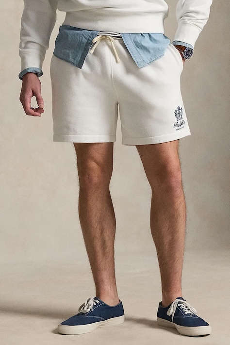 Polo Ralph Lauren szorty męskie z bawełną szare 710B14578