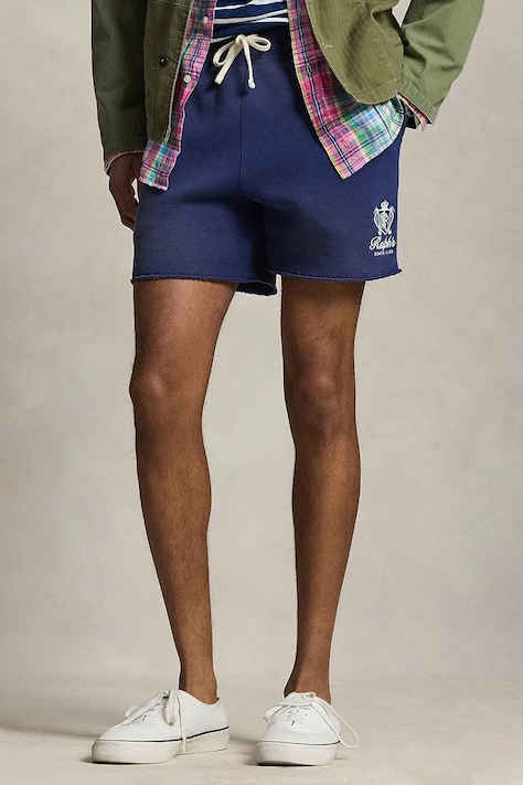 Polo Ralph Lauren szorty męskie z bawełną granatowe 710B14578