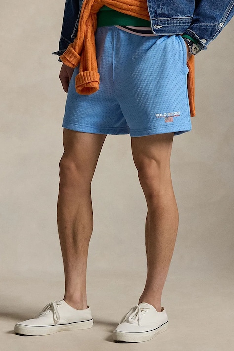 Kratke hlače Polo Ralph Lauren boja: plava, 710B14764