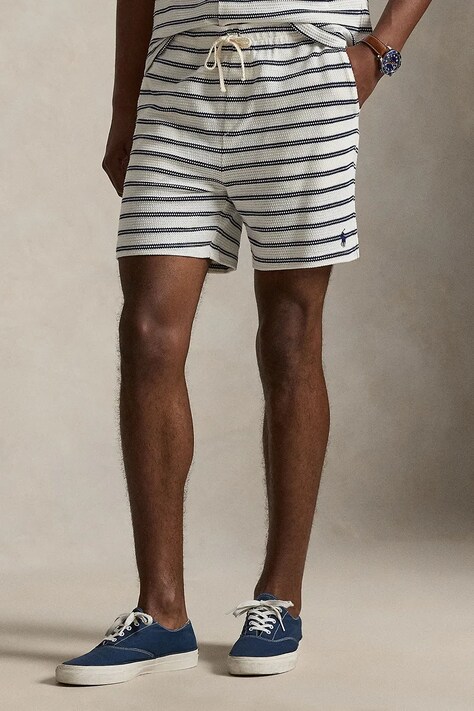 Polo Ralph Lauren szorty męskie bawełniane beżowe regular waist 710B14506