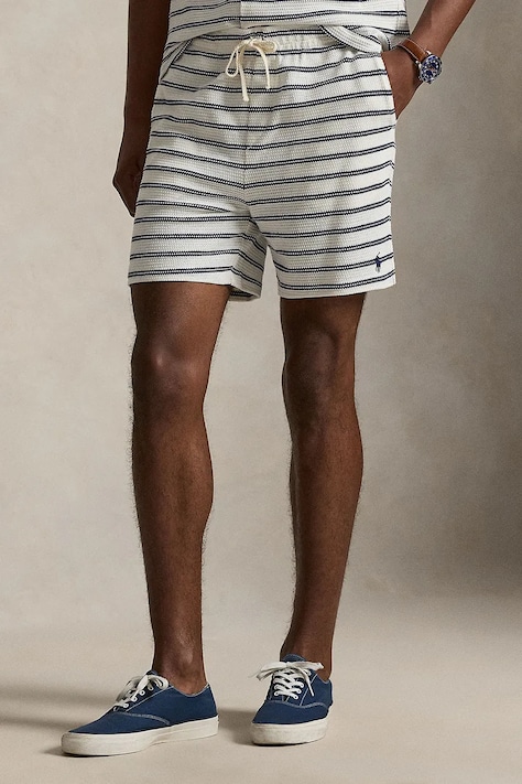 Polo Ralph Lauren szorty męskie bawełniane beżowe regular waist 710B14506