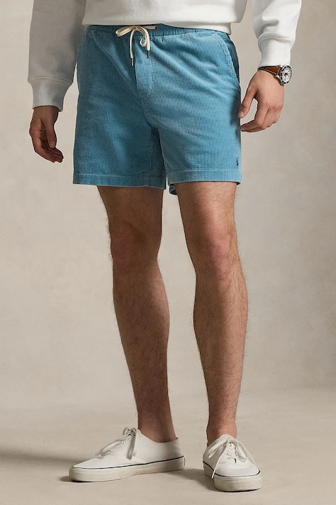 Polo Ralph Lauren szorty męskie bawełniane niebieskie 710P08204