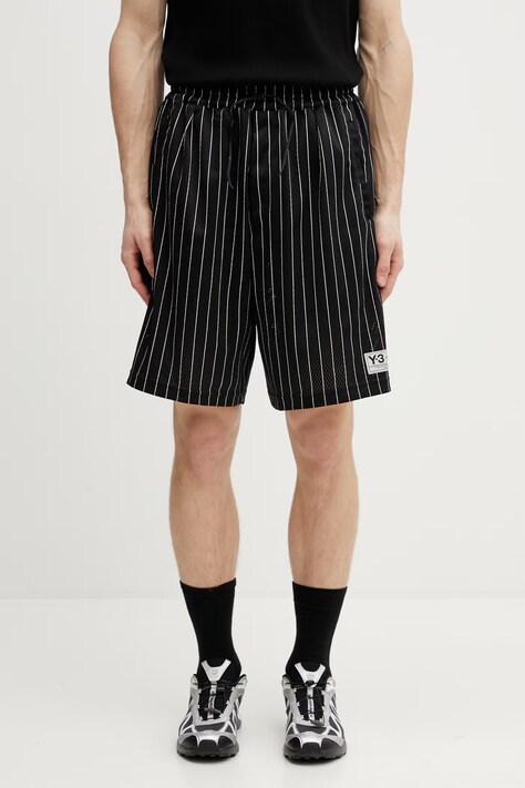 Y-3 shorts MESH PS SHORTS black color KQ9829