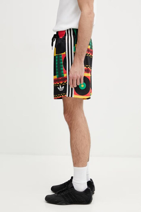 adidas Performance JFF OG SHO szorty sportowe męskie wielokolorowe regular waist KS2680 JAMAICA