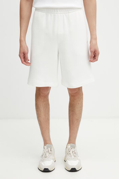 Lacoste szorty dresowe bawełniane męskie białe GH1903