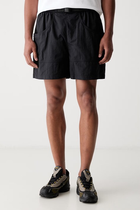 The North Face szorty męskie czarne regular waist NF0A8FHDJK31