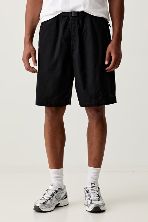 The North Face szorty trekkingowe męskie bawełniane z elastanem Baggy Beta czarne high waist NF0A8G0AJK31