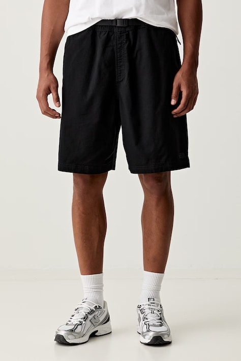 The North Face szorty trekkingowe męskie bawełniane z elastanem Baggy Beta czarne high waist NF0A8G0AJK31