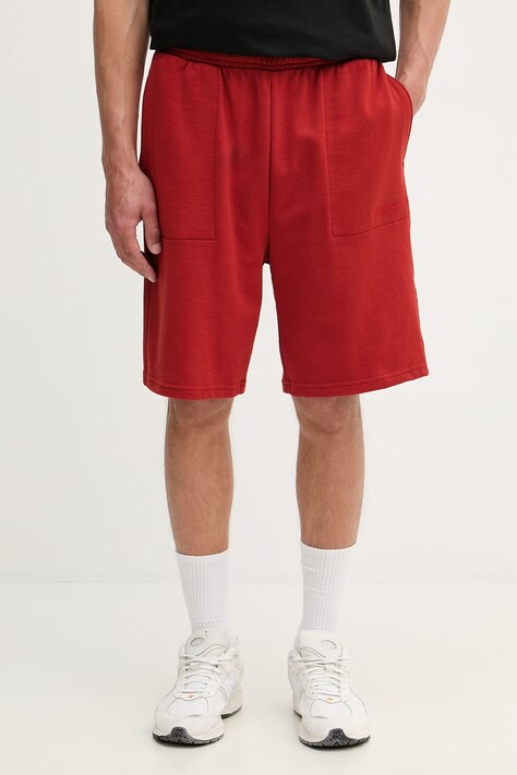 Tommy Hilfiger szorty dresowe męskie z bawełną czerwone regular waist UM0UM03914