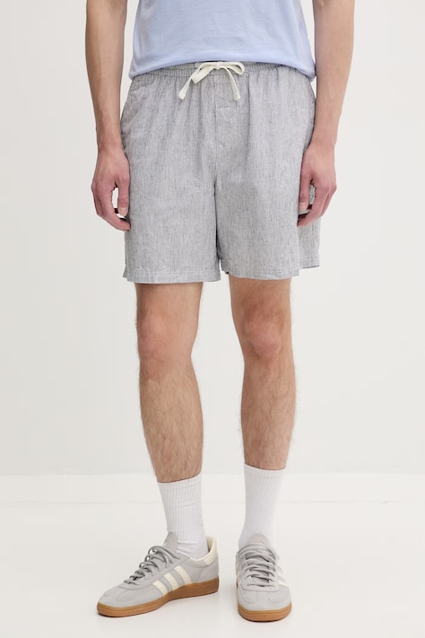 Tommy Jeans chino šortky pánské bavlněné s elastanem námořnické modré regular waist DM0DM22827