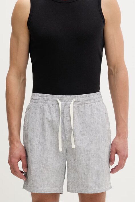 Tommy Jeans szorty męskie bawełniane z elastanem niebieskie regular waist DM0DM22852