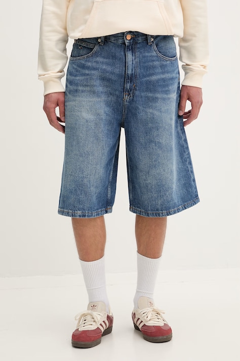 Tommy Jeans szorty męskie jeansowe niebieskie regular waist DM0DM22992