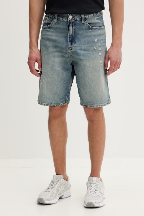 Tommy Jeans szorty męskie jeansowe niebieskie regular waist DM0DM22993