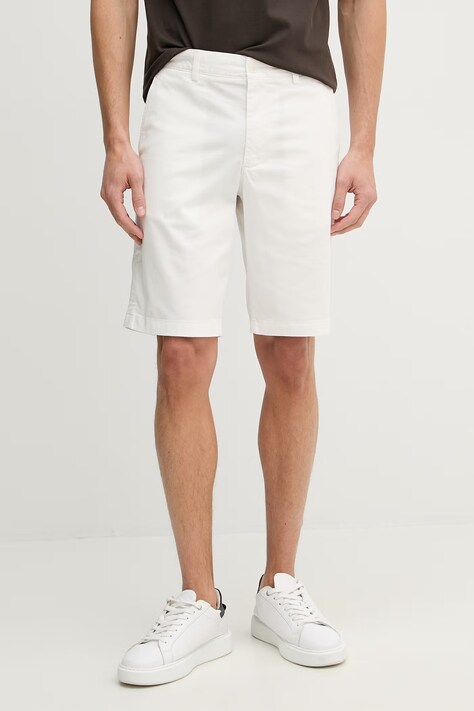 Lacoste szorty męskie beżowe regular waist FH2349