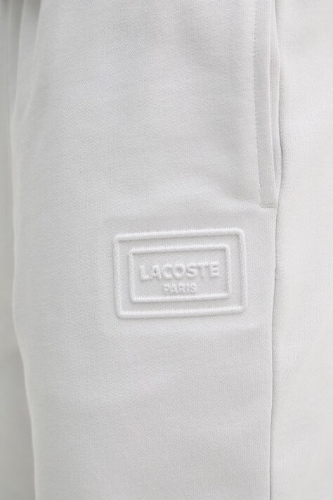 Lacoste трикотажні шорти чоловічі бавовняні — SS26-SZM0F9, сірий — фото 5