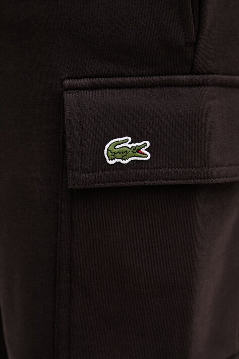 Lacoste трикотажні шорти чоловічі бавовняні — SS26-SZM0FD, чорний — фото 4