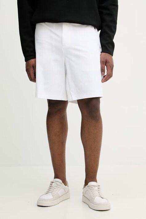 Kratke hlače BOSS Green BOSS X PORSCHE bela barva, 50559983