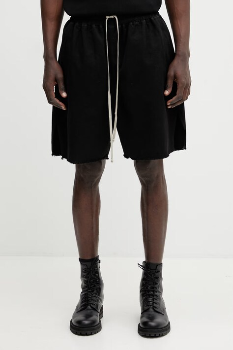 Rick Owens DRKSHDW szorty bawełniane męskie kolor czarny DU01F4383.CVS