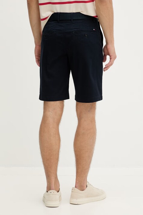 Tommy Hilfiger szorty męskie bawełniane z elastanem granatowe MW0MW42349