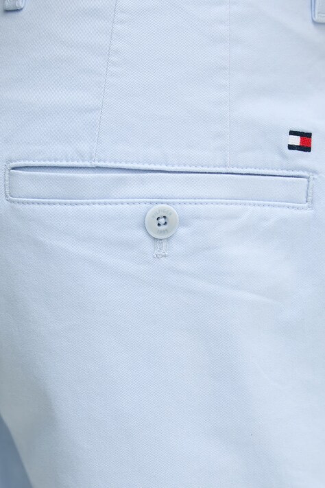 Tommy Hilfiger szorty męskie bawełniane z elastanem niebieskie regular waist MW0MW42351