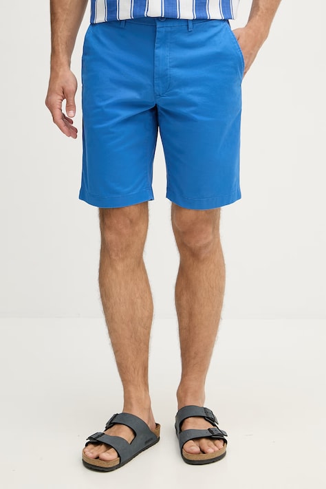 Tommy Hilfiger pantaloni scurți pentru bărbați, din bumbac cu elastan albaștri regular waist MW0MW42351