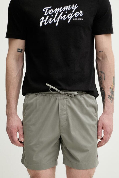 Tommy Hilfiger szorty męskie szare regular waist MW0MW42356