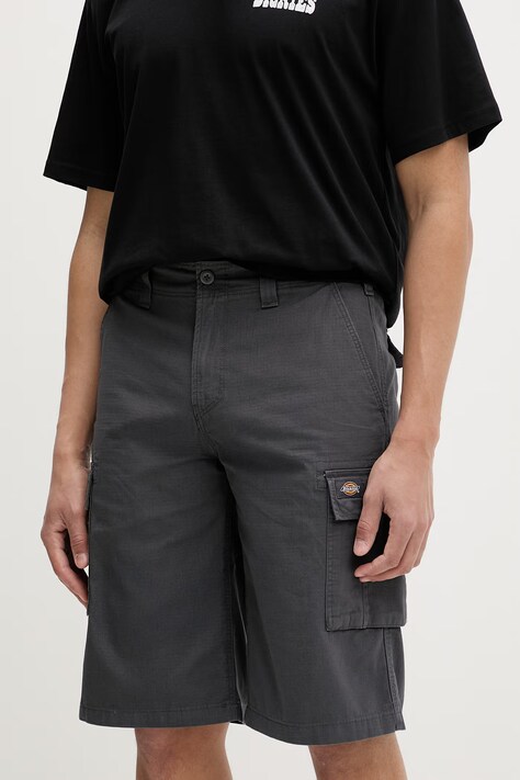 Dickies σορτς cargo ανδρικά βαμβακερά γκρι κανονική DK0A89EFCH01