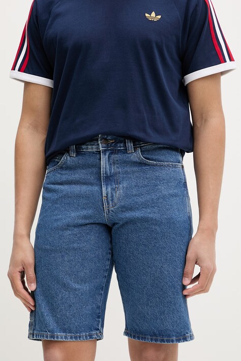 Dickies σορτς Ανδρικά βαμβακερά μπλε ψηλή DK0A88FCCLB1