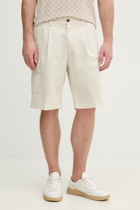 Aeronautica Militare szorty męskie kolor beżowy BE0287UCT04331