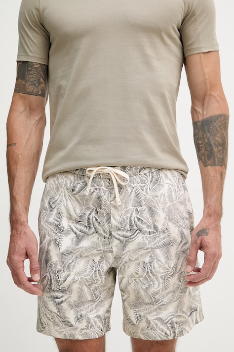 Armani Exchange teplákové šortky pánske bavlnené béžové regular waist XM002384 AF24635