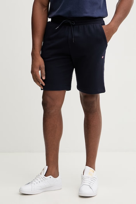 Napapijri szorty bawełniane NALIS męskie kolor granatowy NP0A4H881761