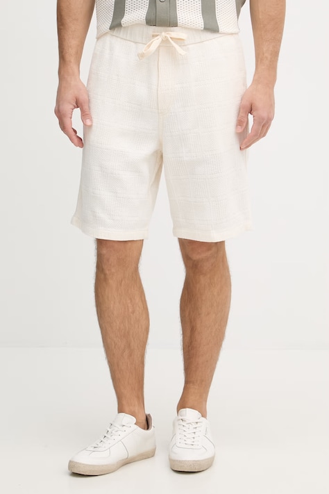 Joop! szorty męskie bawełniane beżowe high waist 30102887