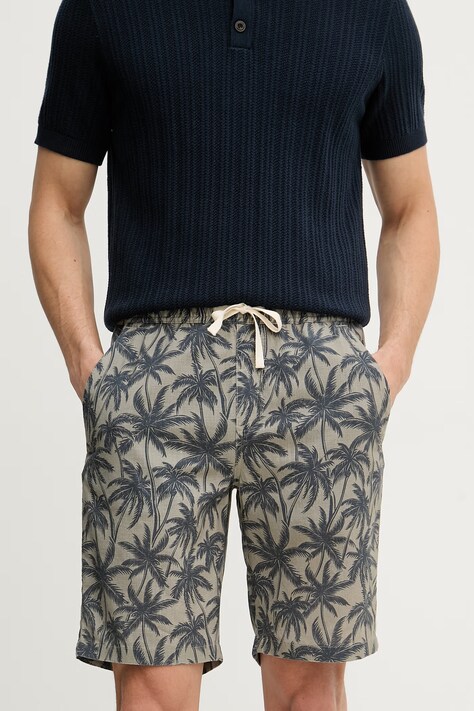 Joop! szorty męskie z lyocellem szare regular waist 30102896