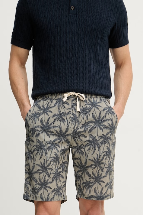 Joop! szorty męskie z lyocellem szare regular waist 30102896