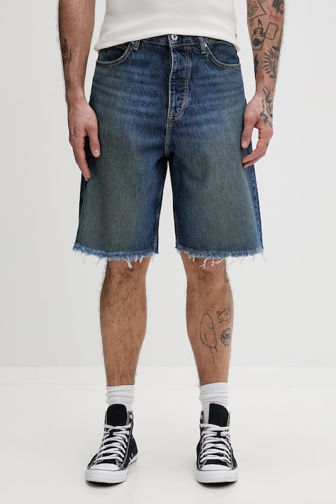 HUGO szorty męskie jeansowe MASON/S niebieskie regular waist 50555975