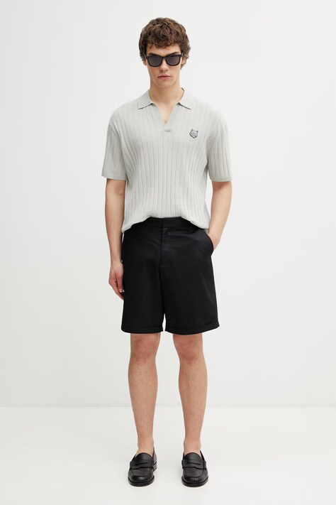 Fred Perry шорти чоловічі бавовняні — SS26-SZM0K5, чорний — фото 5