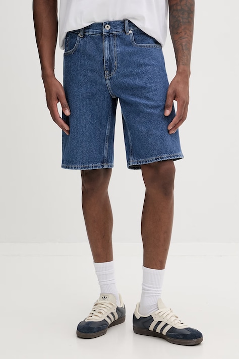 Karl Lagerfeld Jeans szorty męskie jeansowe niebieskie regular waist B2M10138