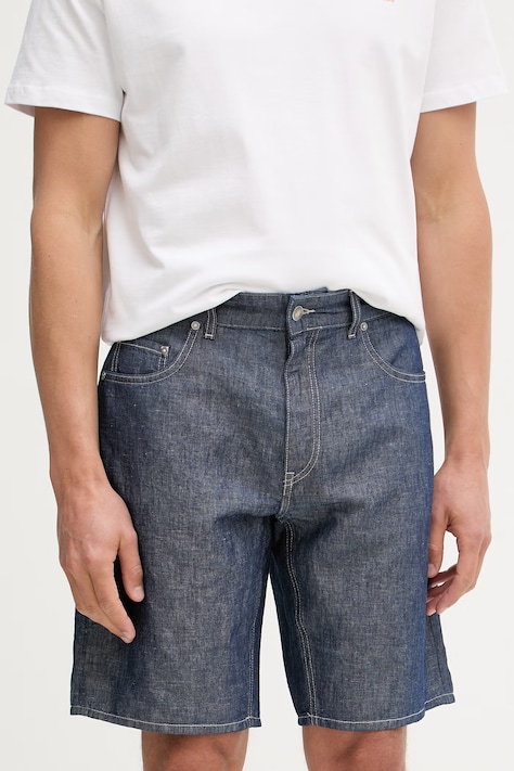 Guess szorty męskie JEROME niebieskie regular waist M6GDV7 D0765