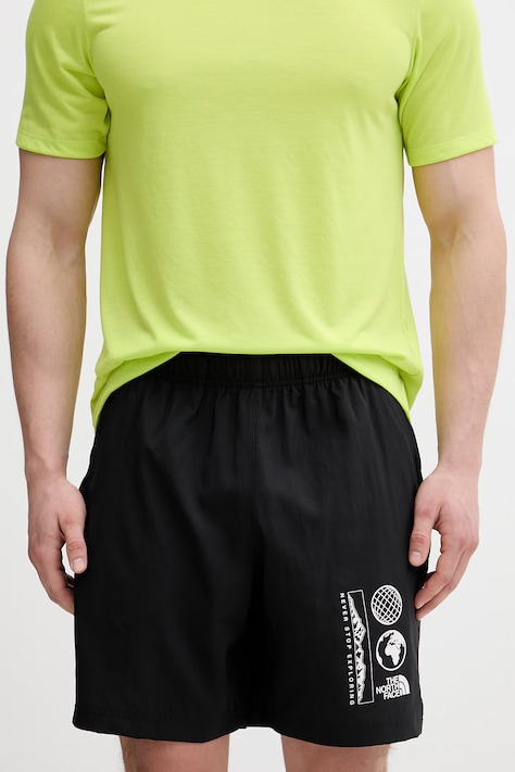 The North Face szorty sportowe męskie GRAPHIC czarne NF0A8G84JK31