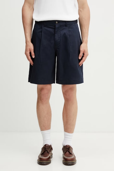 Barbour MST0078NY91 szorty chino bawełniane męskie granatowe regular waist Mordey Chino