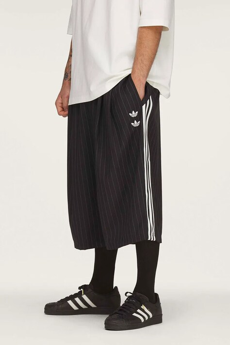 adidas Originals x Willy Chavarria szorty męskie z wełną merino czarne regular waist KV2247
