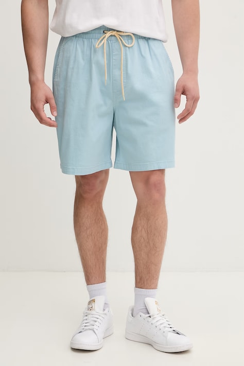 Hurley kratke hlače moške bombažne z elastanom ICON modre MWEU00009