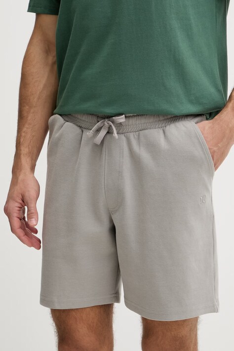 Hurley szorty męskie z bawełną szare regular waist MFBEU00010