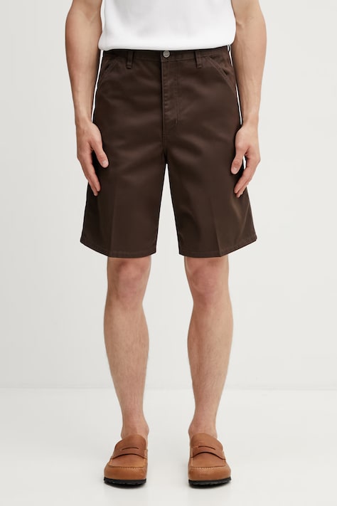 Carhartt WIP Simple Short szorty męskie brązowe regular waist I034912.3IL02