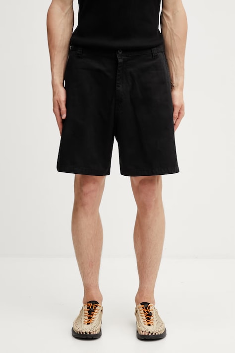 Carhartt WIP Brady Short Men's cotton shorts black regular waist I036503.8906